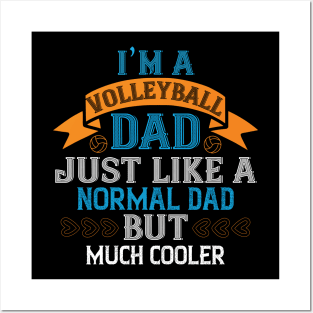 Cool Volleyball Dad Posters and Art